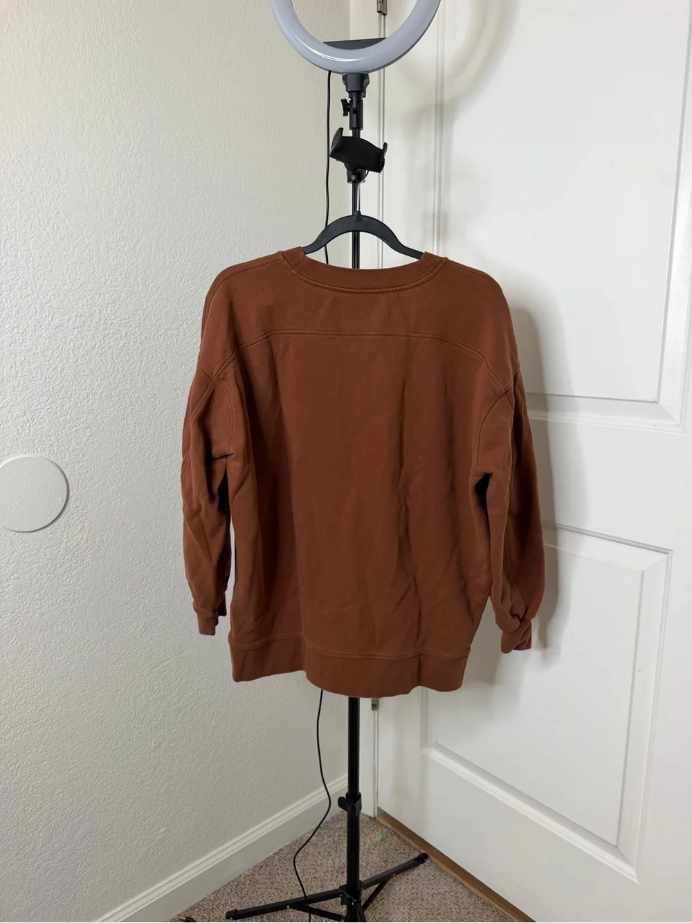 lululemon athletica Women's V-Neck Sweater in Brown